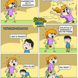 Ajudando a irmã com a primeira menstruação