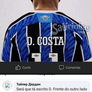 Um dúvida interessante sobre uniformes de Futebol