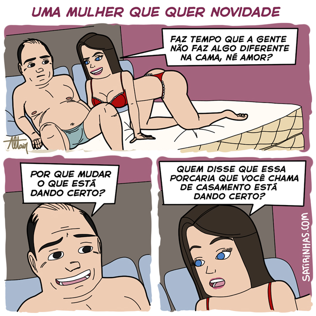 Todo mundo curte novidades no relacionamento